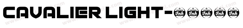 Cavalier Light字体转换